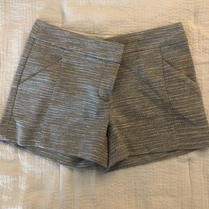 Ann Taylor Loft gray tweed short